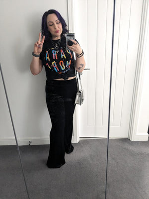 Paramore Spiral Logo Black Tshirt