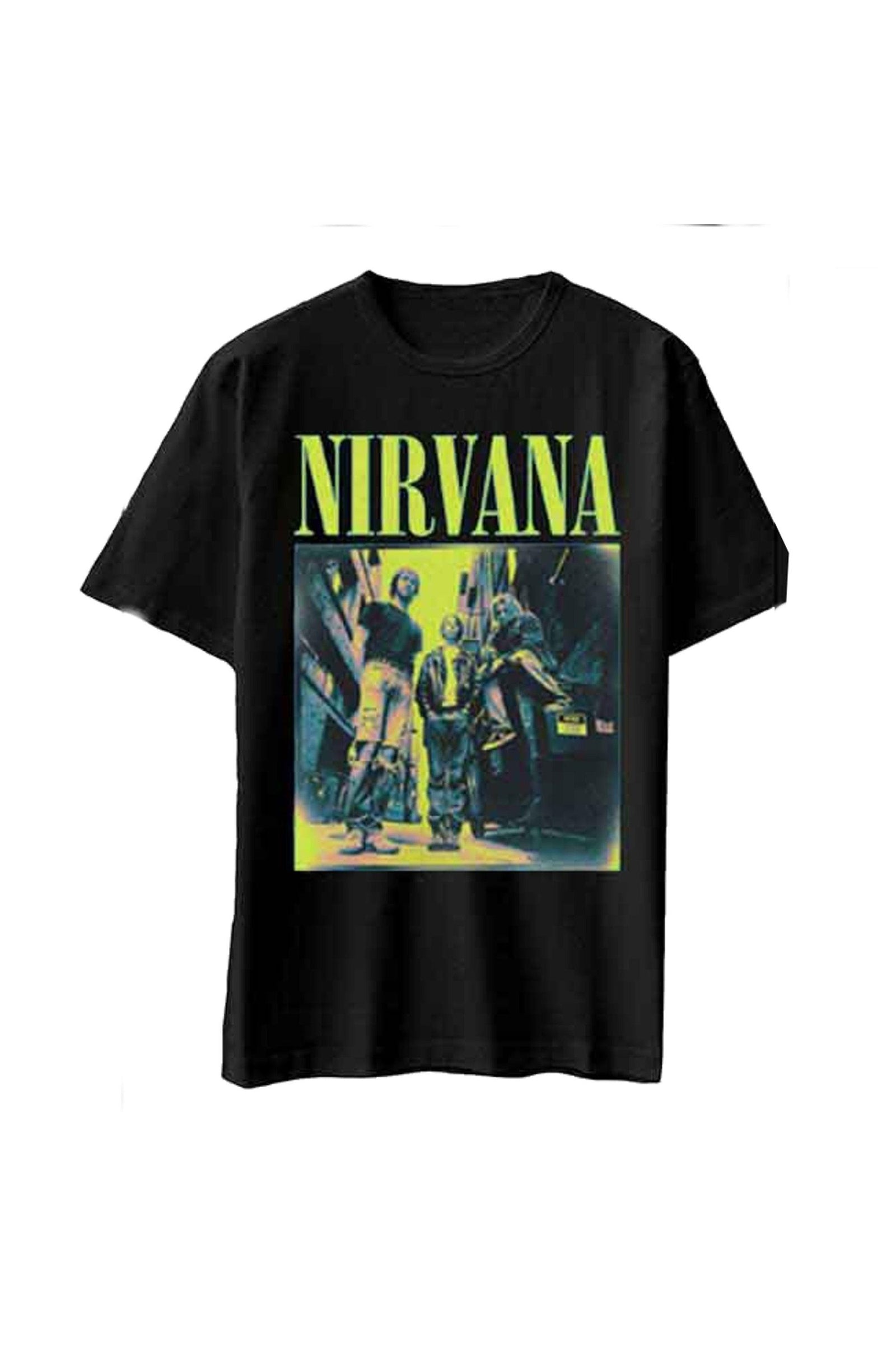 Nirvana Kings of the Street Black Tshirt