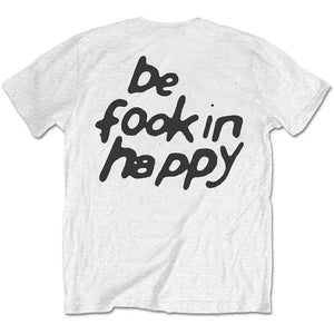 Yungblud Fookin Happy White Tshirt