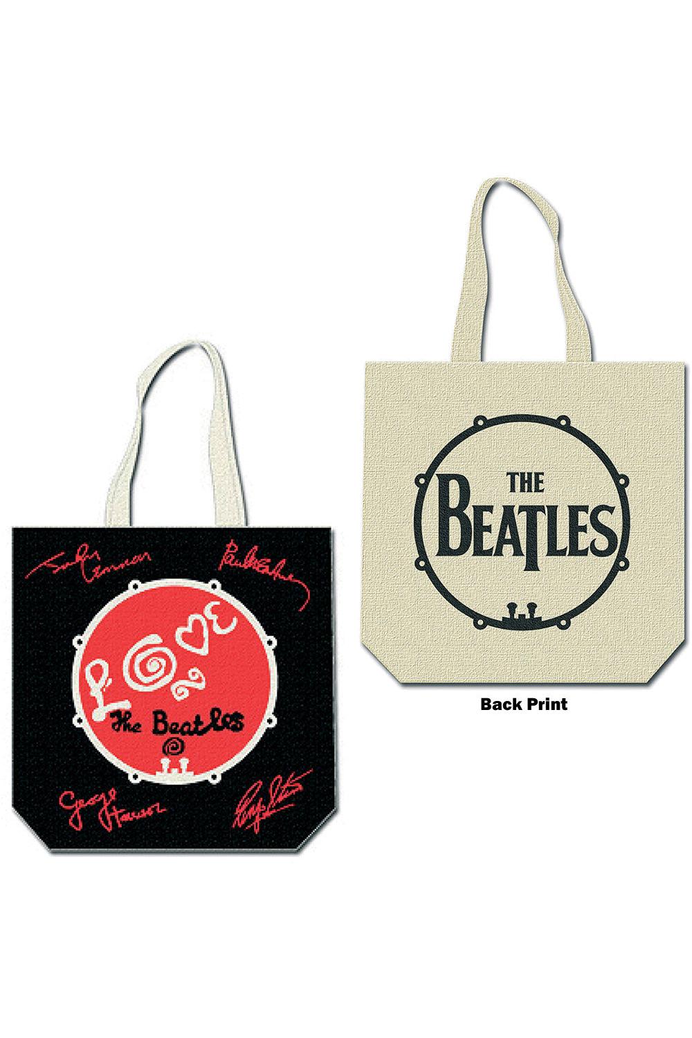 The Beatles Love Drum Tote Bag