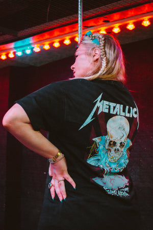 Metallica Doris Printed Black Tshirt