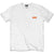 AC/DC Classic Logo Front/Back Print White Tshirt