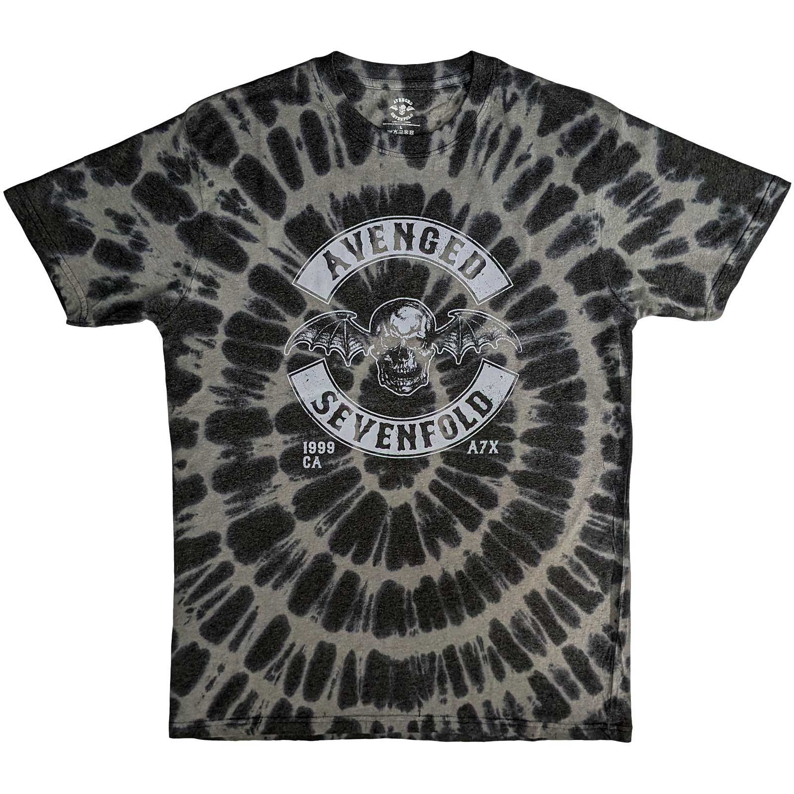 Avenged Sevenfold Deathbat Tie Dye Tshirt - PRE ORDER