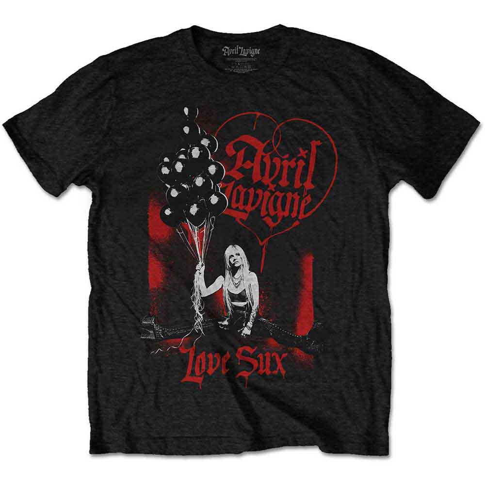 Avril Lavigne Love Sux Black Tshirt