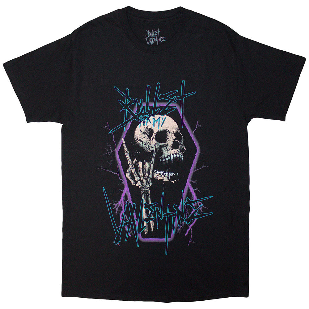 Bullet For My Valentine Thrash Skull Black Tshirt