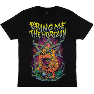 Bring Me The Horizon Zombie Dinosaur Black Tshirt