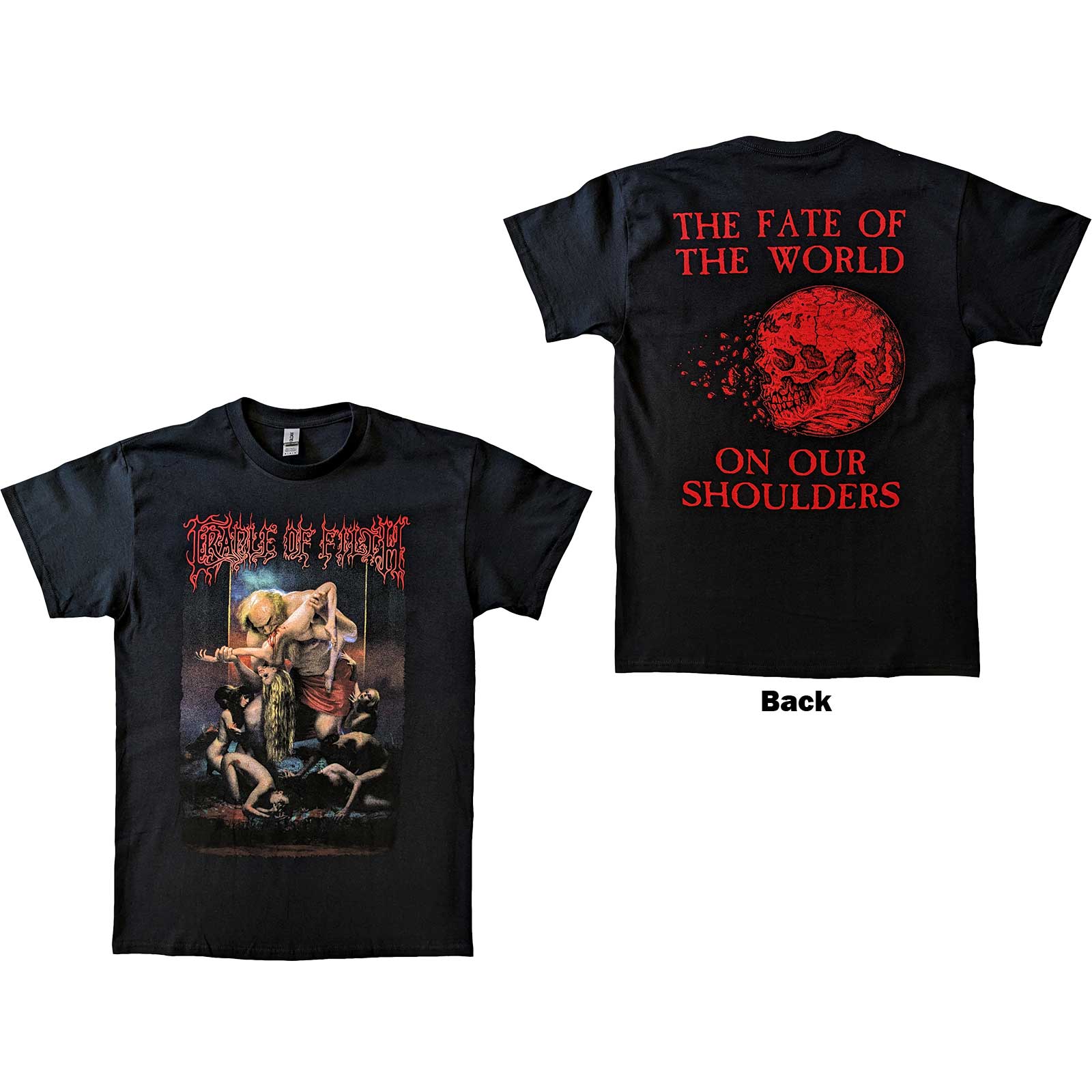 Cradle of Filth - Fate Of The World (Back Print) Tshirt - PRE ORDER