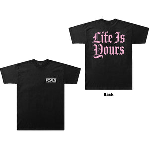Foals - Life is Yours Black Tshirt - PRE ORDER