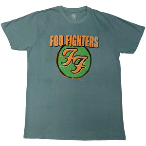 Foo Fighters - Vintage FF Logo Blue Tshirt - PRE ORDER