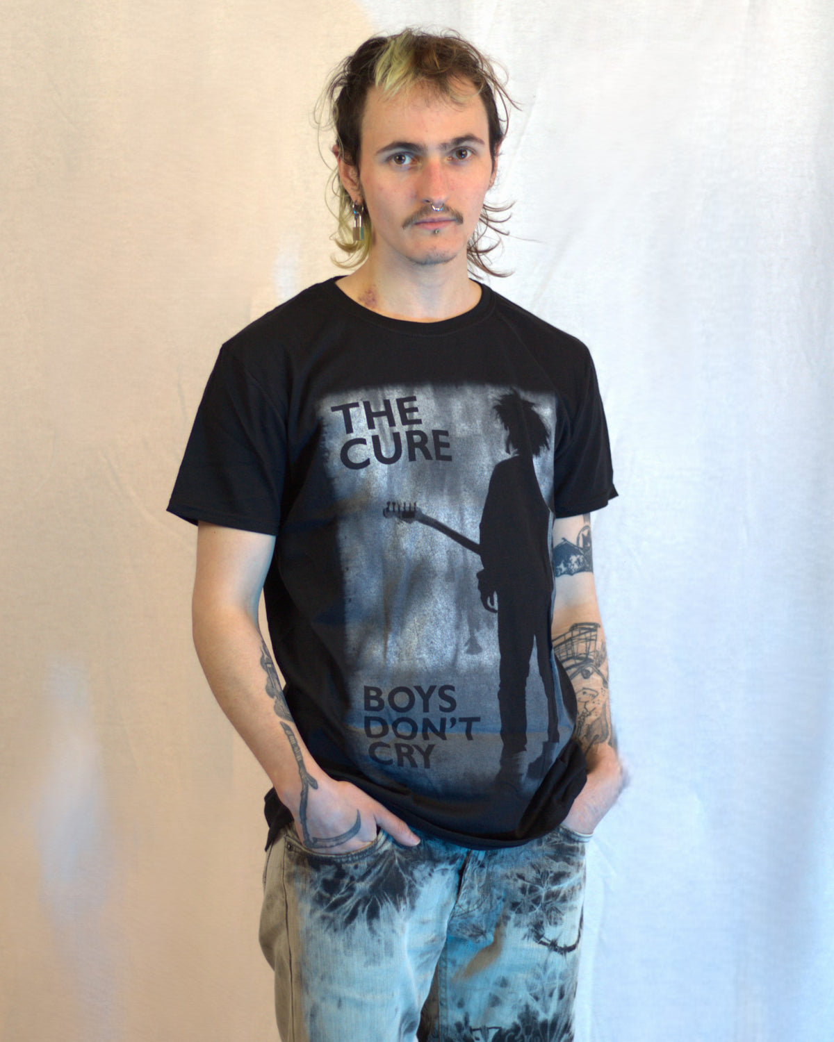 The Cure Boys Don&#39;t Cry Black Tshirt