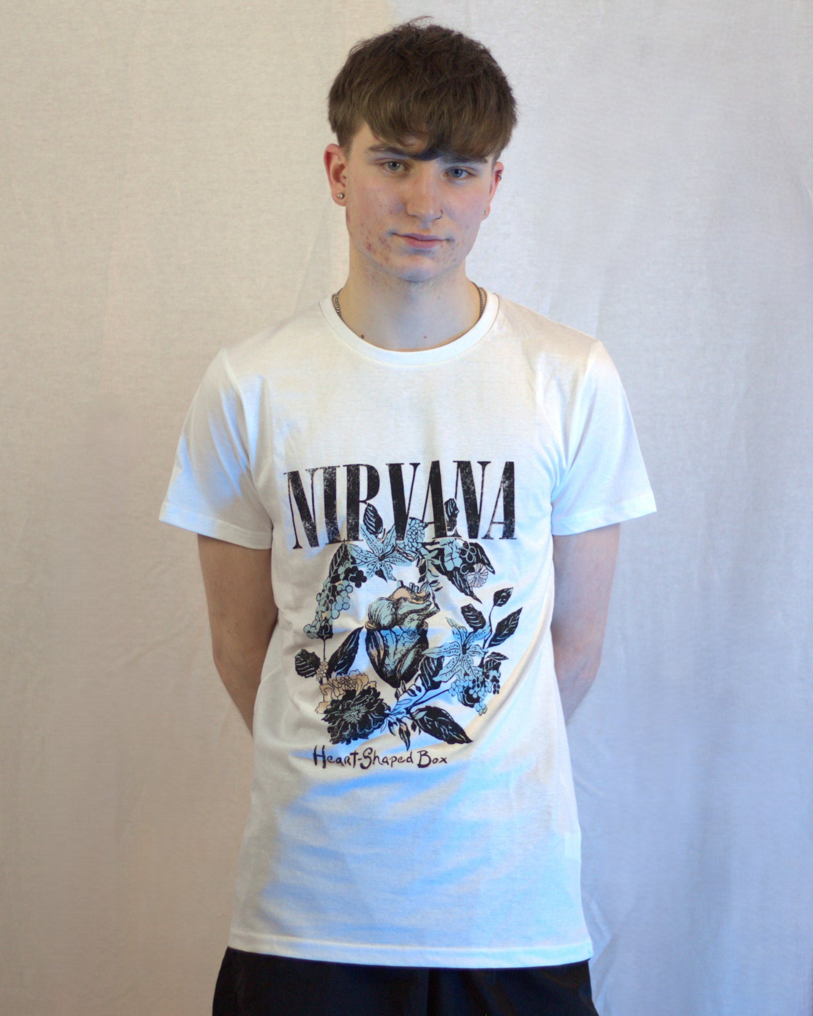 Nirvana Heart Shaped Box White Tshirt