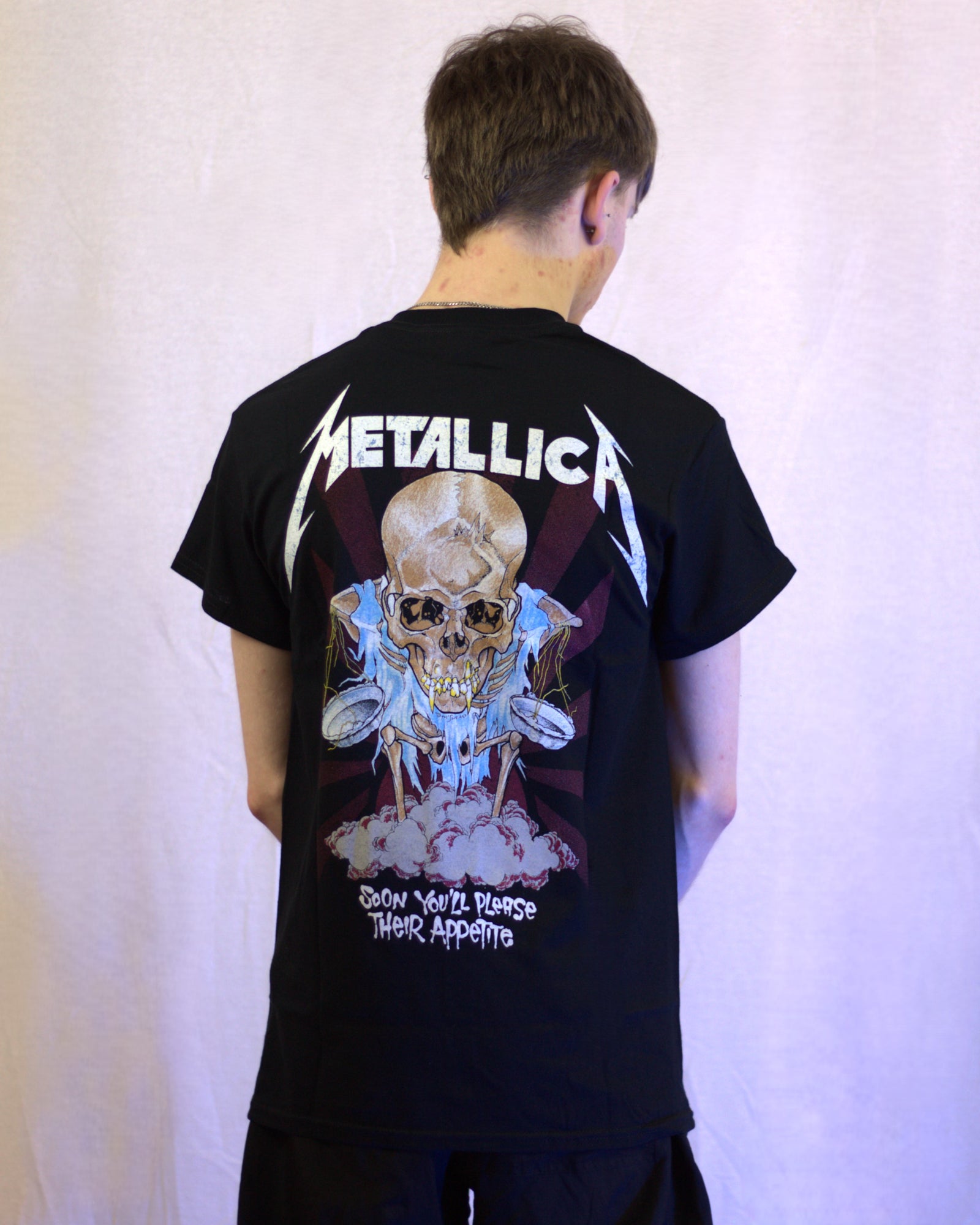 Metallica Doris Printed Black Tshirt