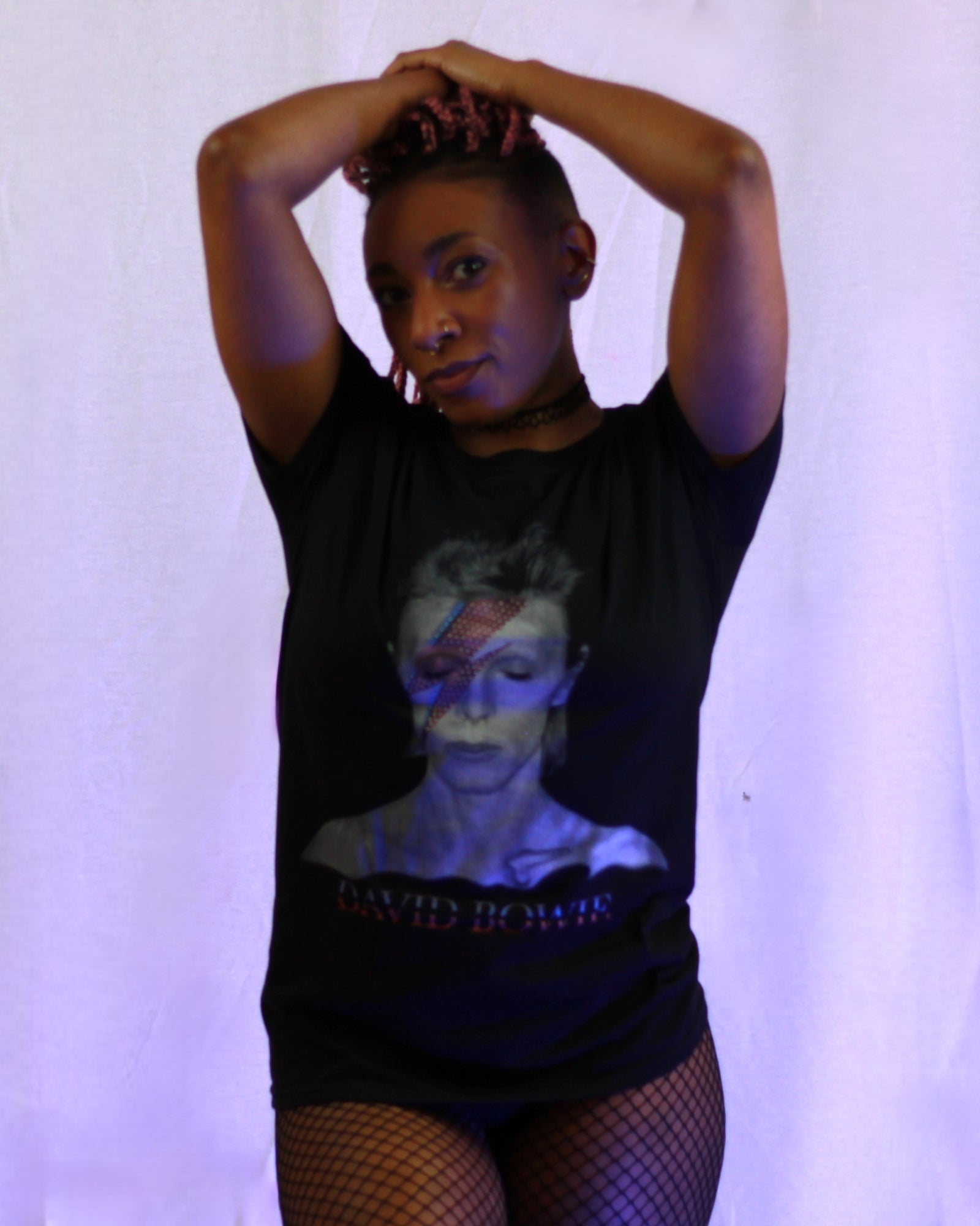 David Bowie Aladdin Sane Black Tshirt