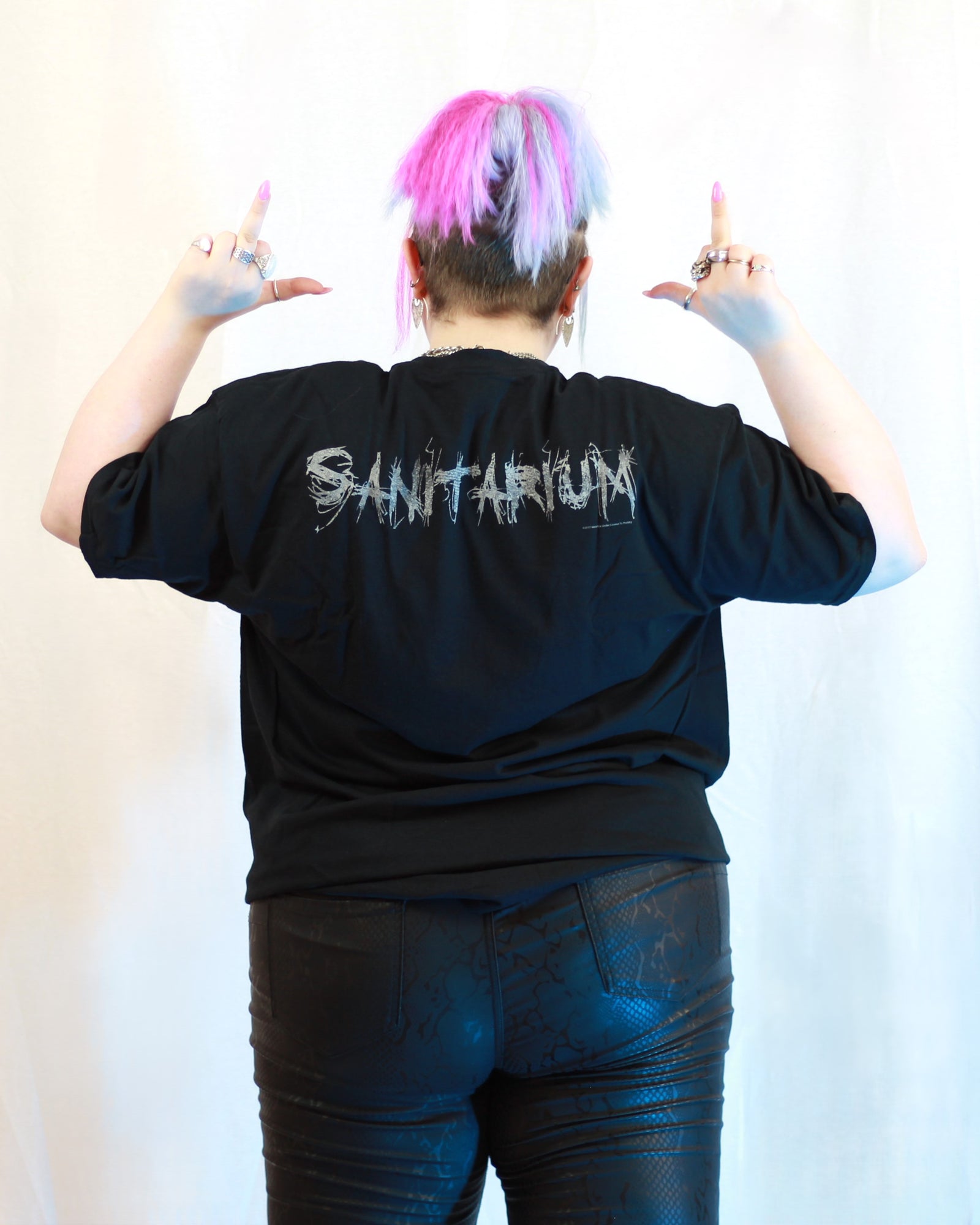 Metallica Sanitarium Front/Back Print Black Tshirt