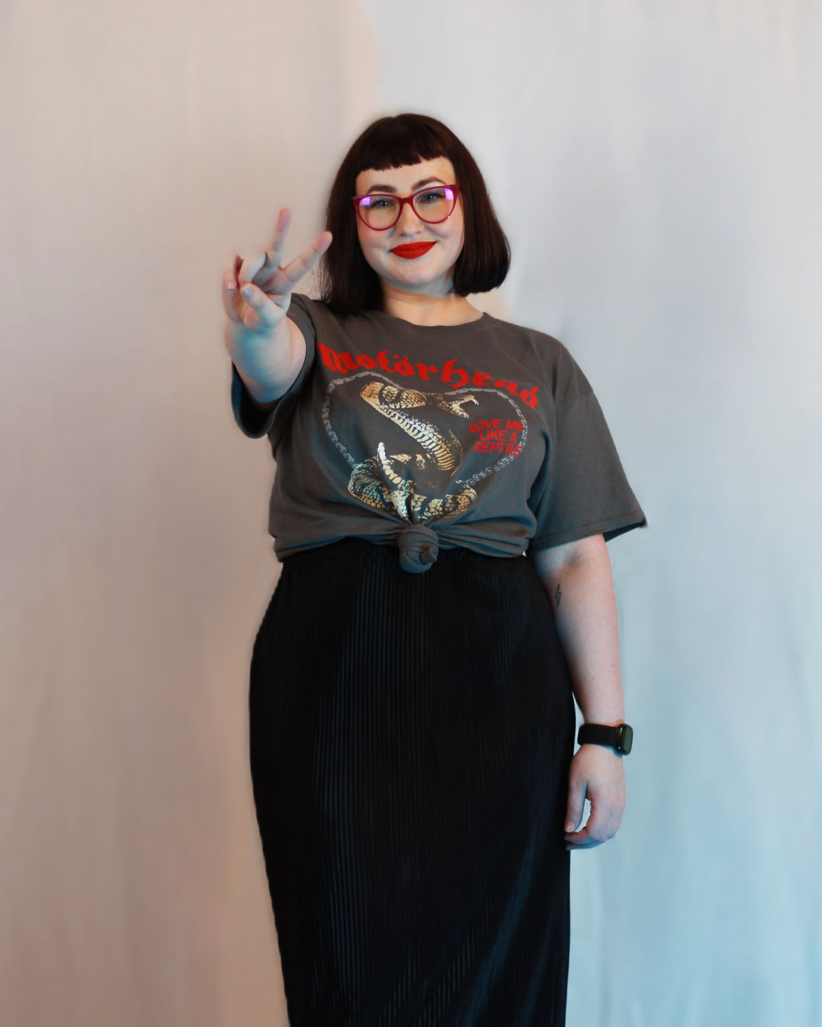 Motorhead Love Me Like A Reptile Grey Tshirt