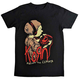 Korn - Follow The Leader Black Tshirt - PRE ORDER