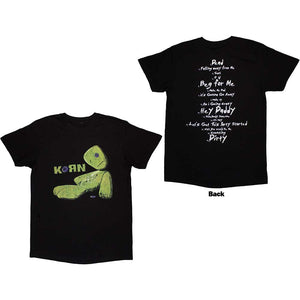 Korn - Issues Track List Black Tshirt - PRE ORDER