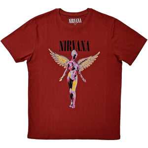 Nirvana In Utero Burgundy Tshirt