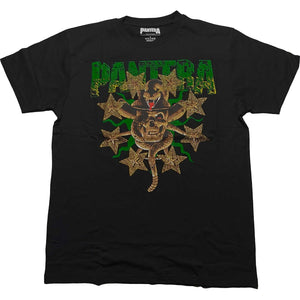 Pantera - Skull Snake Diamante Embellished Tshirt - PRE ORDER