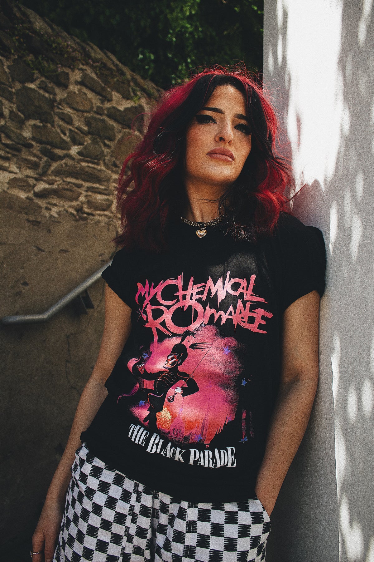 My Chemical Romance Pink The Black Parade Tshirt