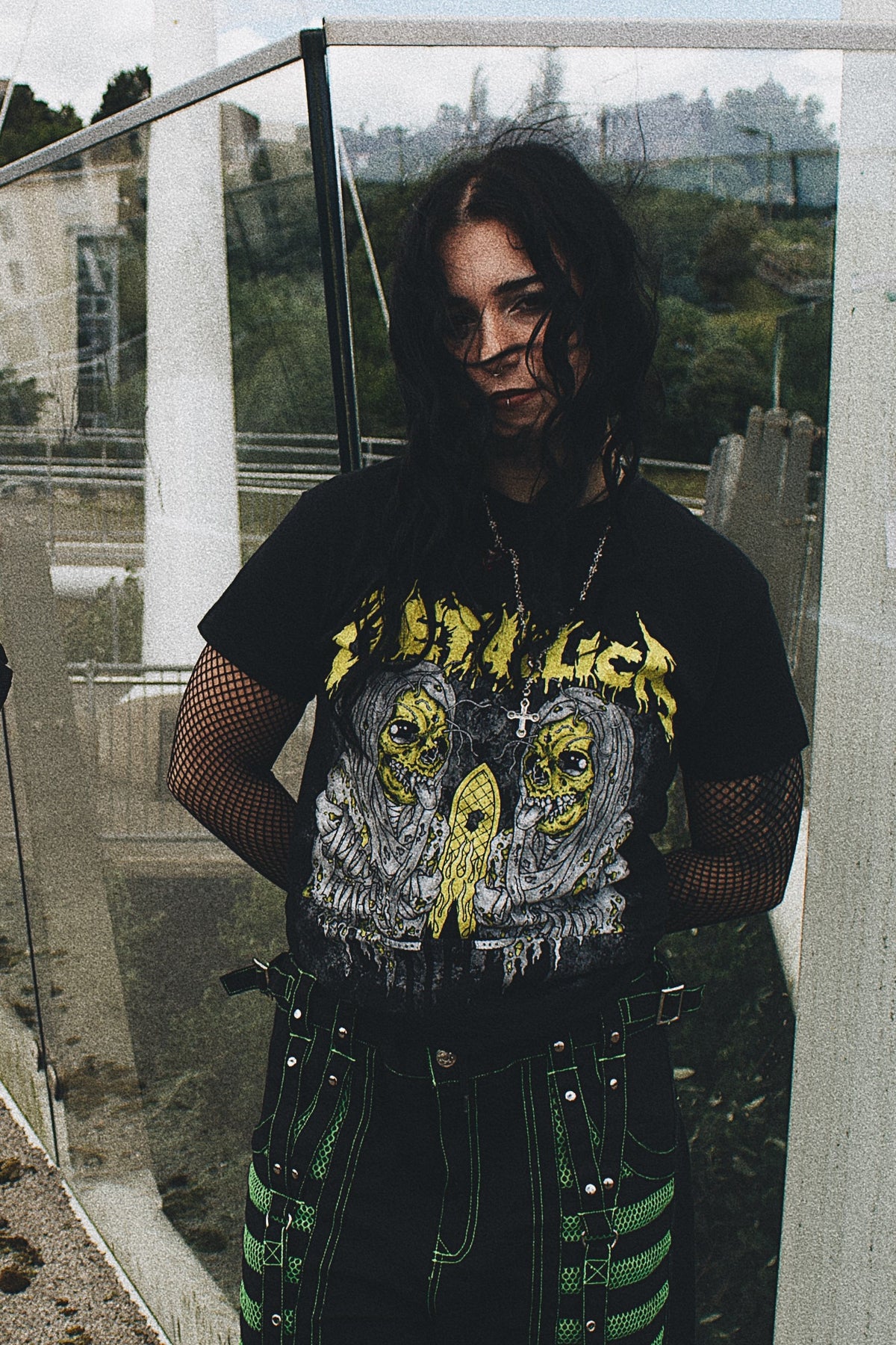 Metallica Sanitarium Front/Back Print Black Tshirt