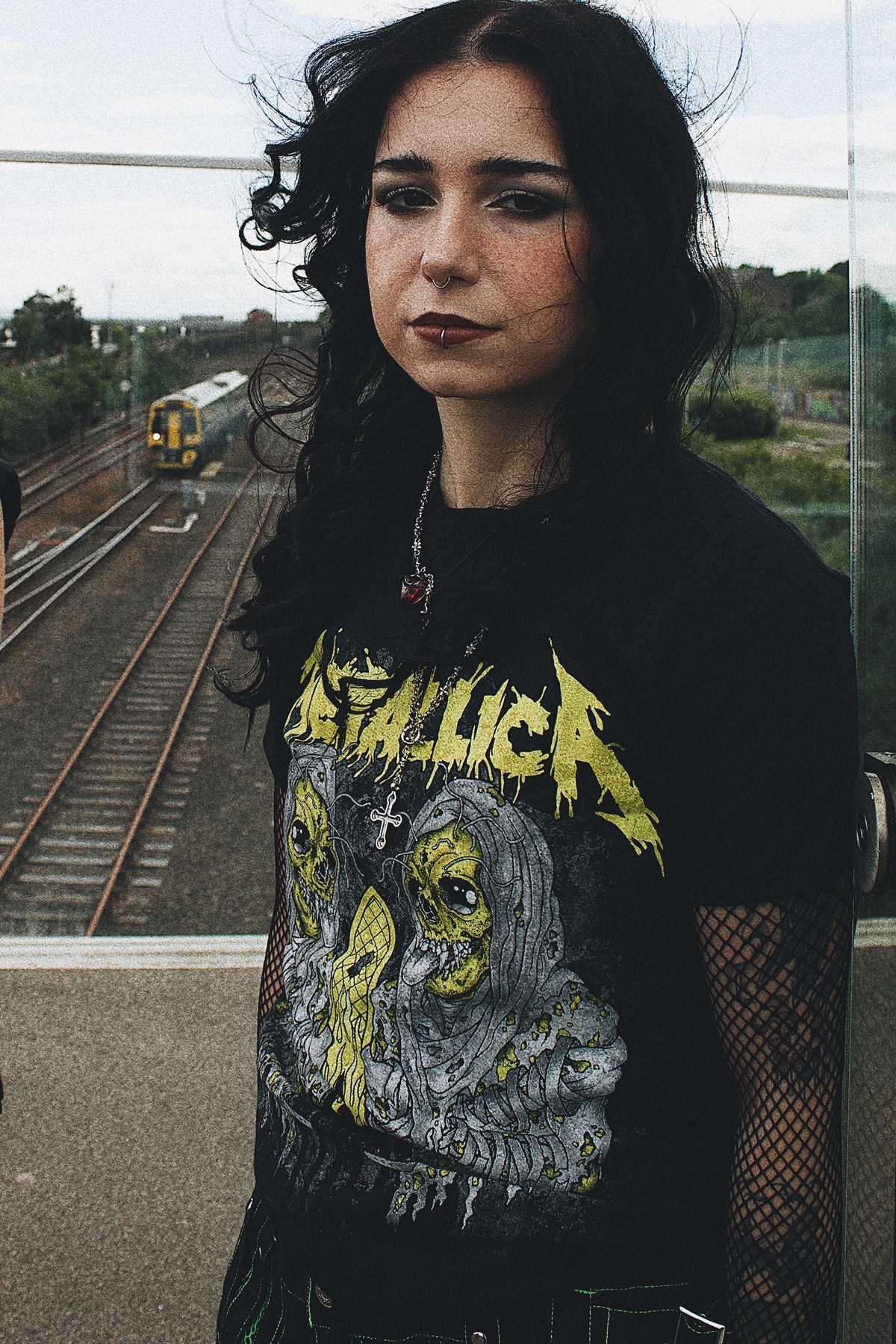 Metallica Sanitarium Front/Back Print Black Tshirt