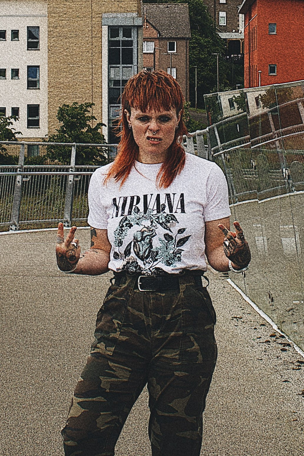 Nirvana Heart Shaped Box White Tshirt