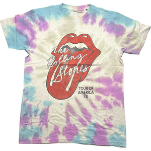 The Rolling Stones - American Tour 1978 Tie Dye Tshirt - PRE ORDER