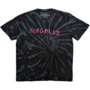 Yungblud Pink Logo Tie Dye Tshirt - PRE ORDER