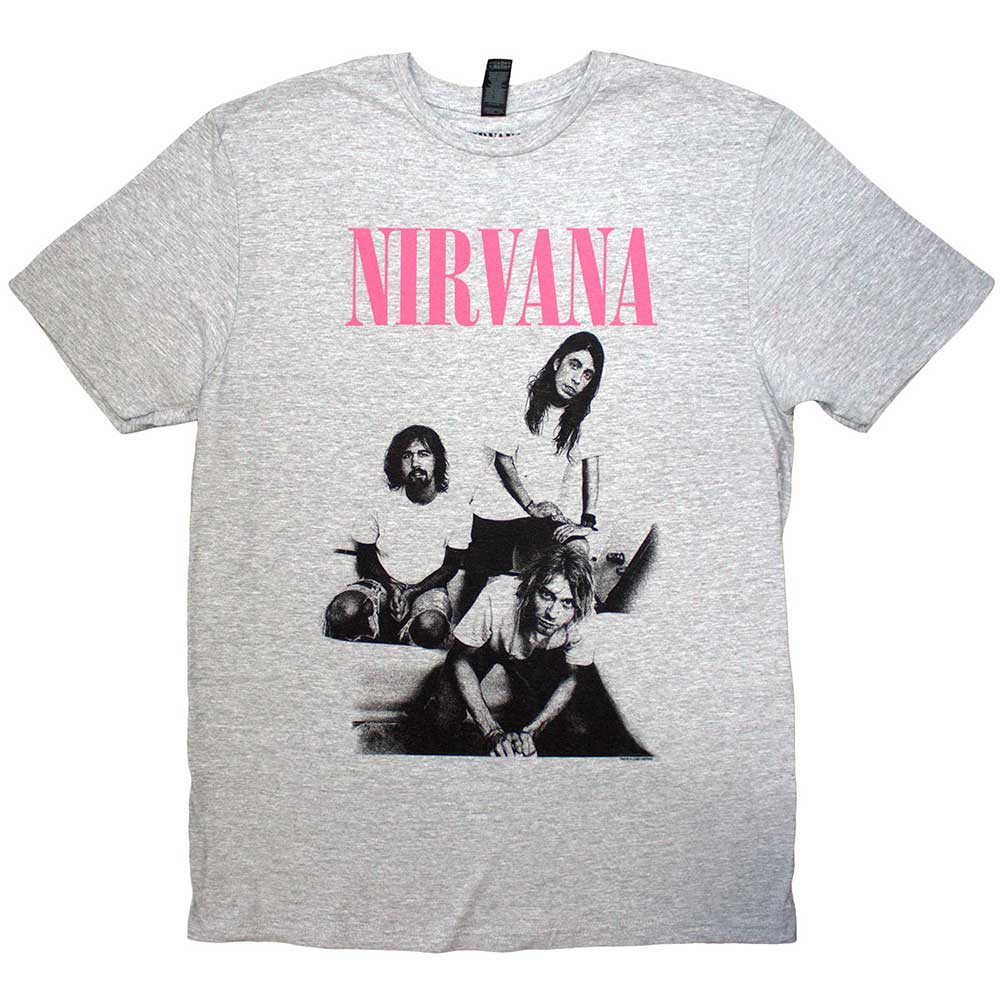 Nirvana Bathroom Photo 1990 Grey Tshirt