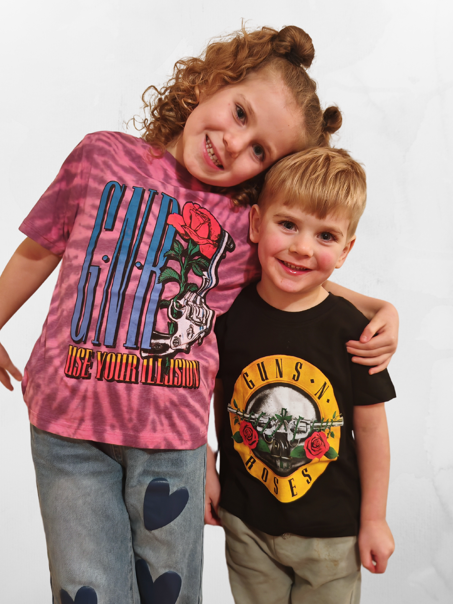 Guns N Roses Classic Logo Unisex Kids Black TShirt