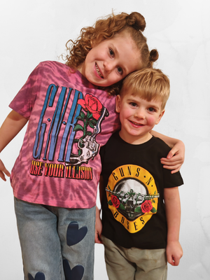 Guns N Roses Classic Logo Unisex Kids Black TShirt - PRE ORDER