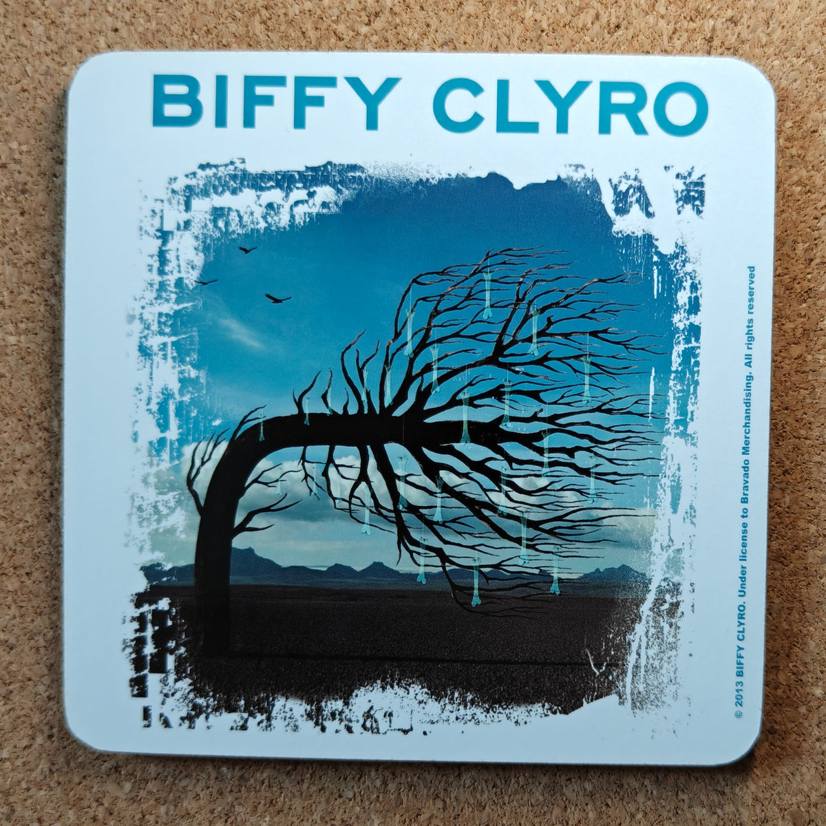 Biffy Clyro Opposites Cork Coaster