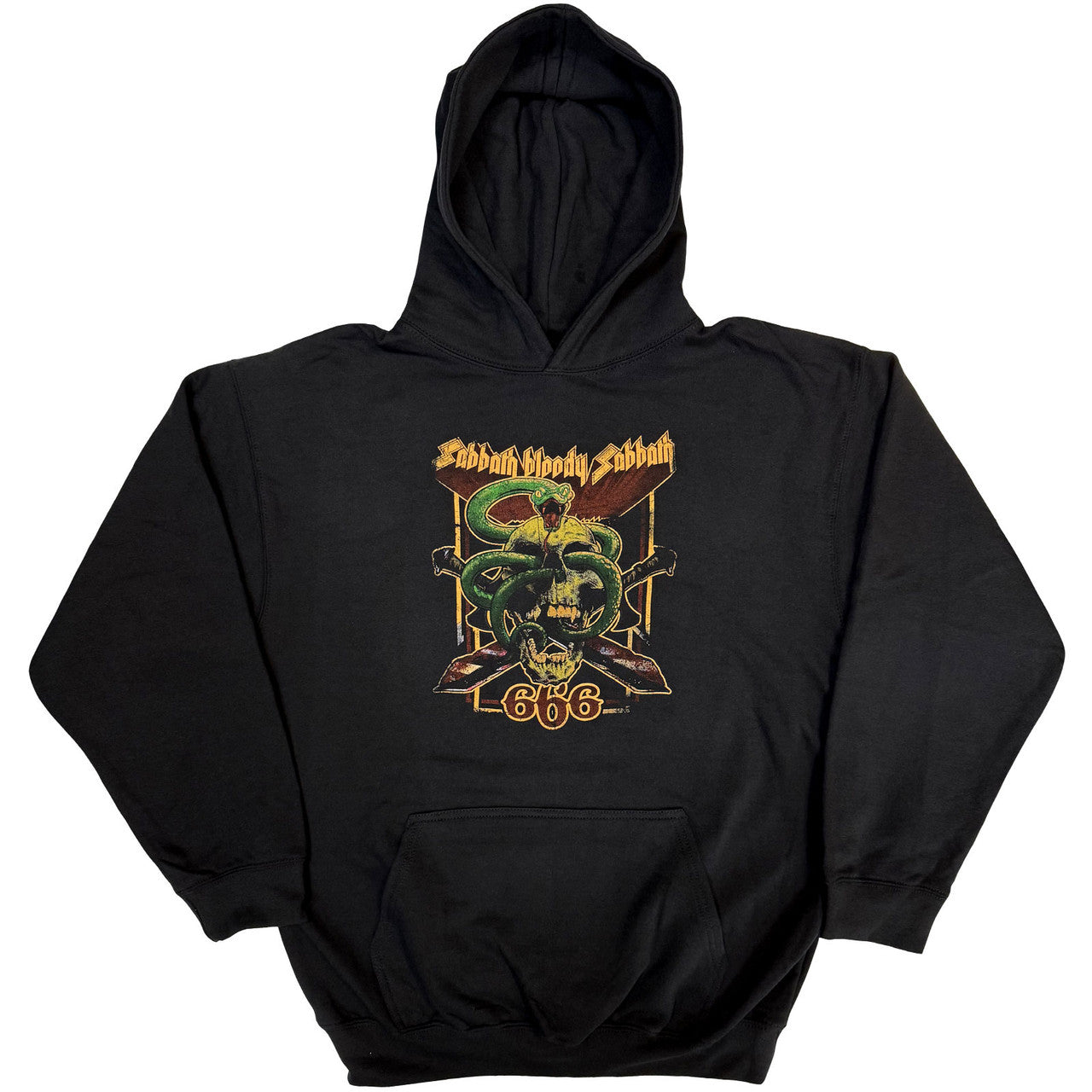 Black Sabbath 666 Bloody Sabbath Black Hoodie