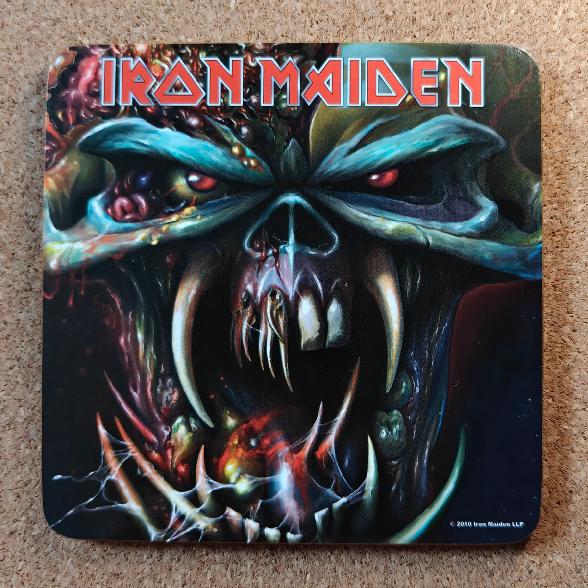 Iron Maiden Final Frontier Cork Coaster