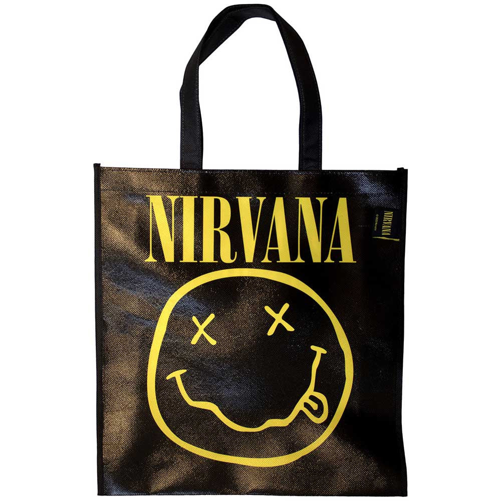 Nirvana Yellow Happy Face Eco Tote Bag