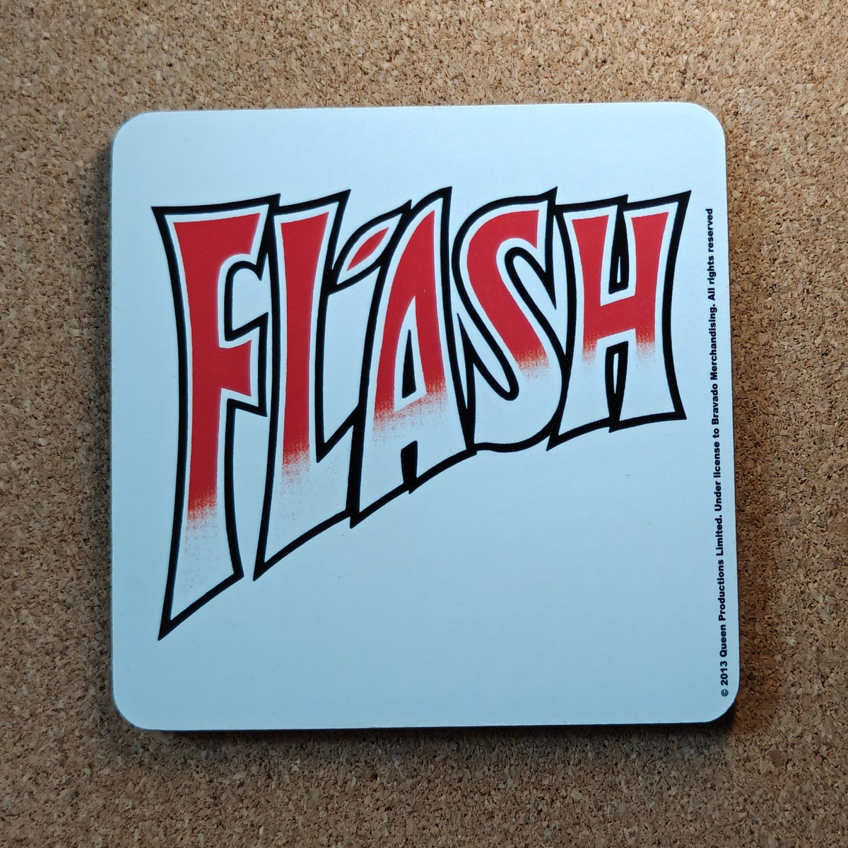 Queen Flash Gordon Cork Coaster