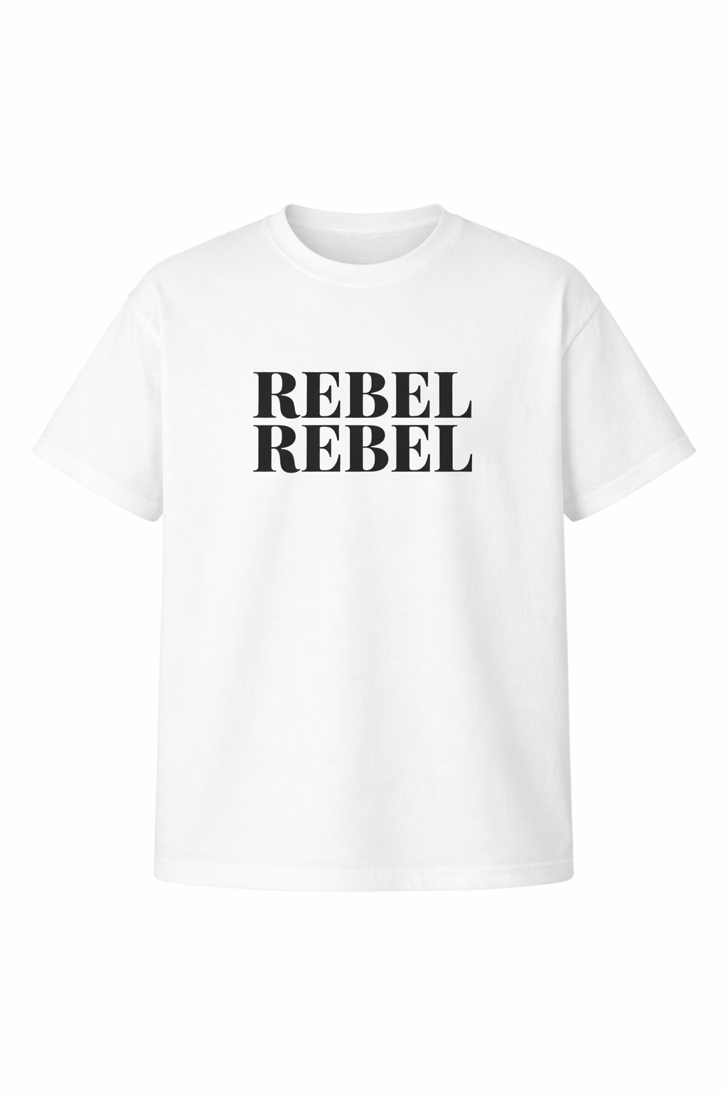 Rebel Rebel White Tshirt
