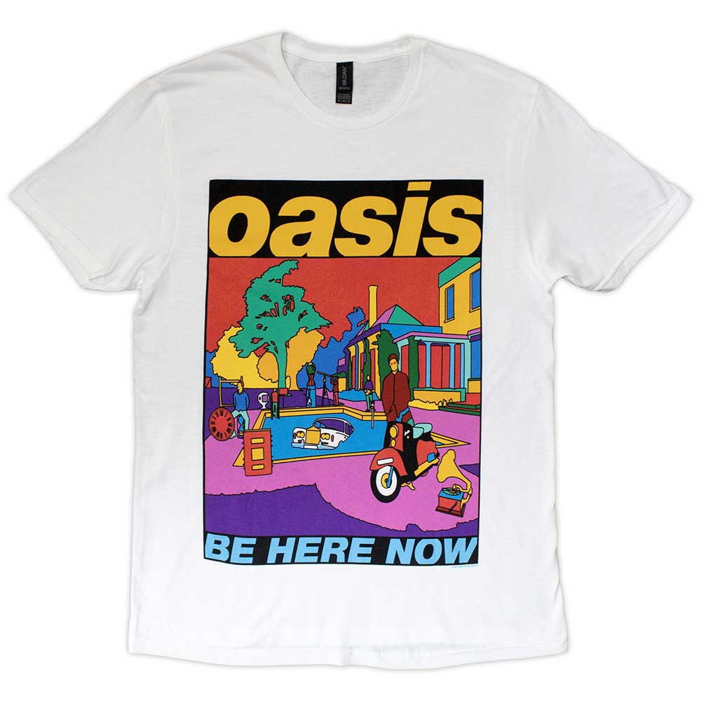 Oasis Be Here Now White Tshirt