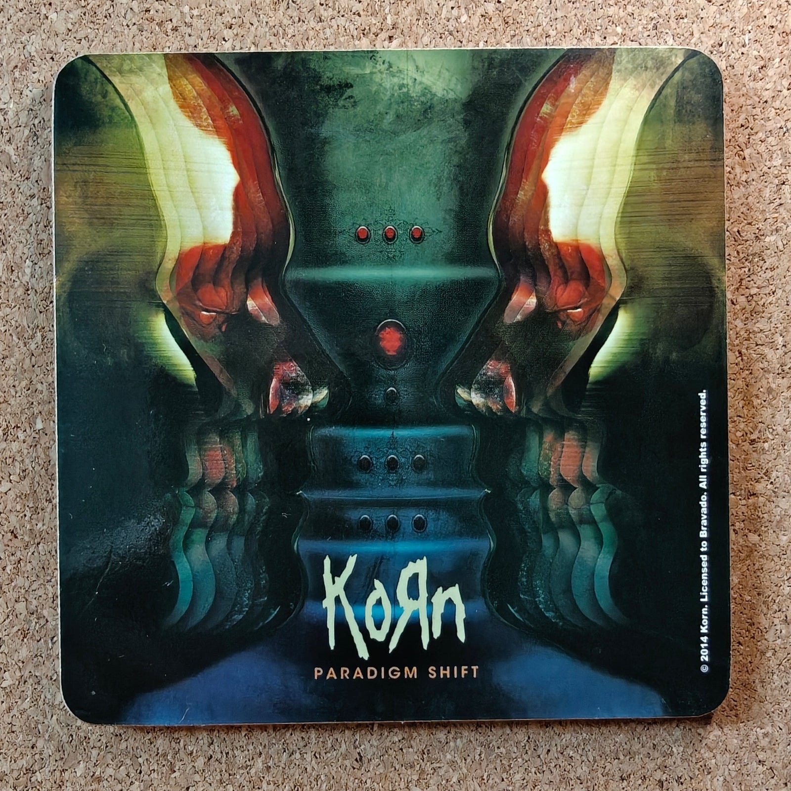 Korn Paradigm Shift Album Cork Coaster
