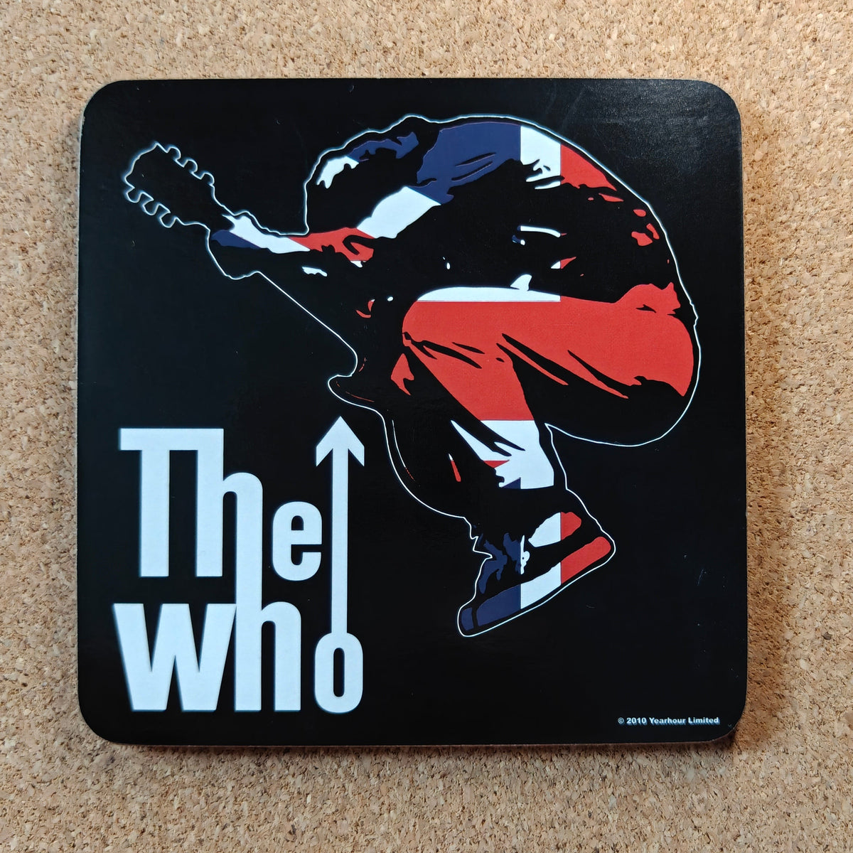 The Who Pete Townshend Jumping Cork Coaster