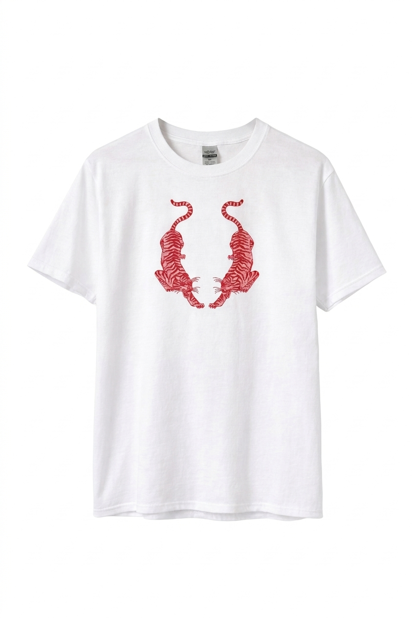 Wild Thing Embroidered Tiger Tshirt