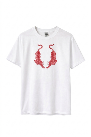 Wild Thing Embroidered Tiger Tshirt