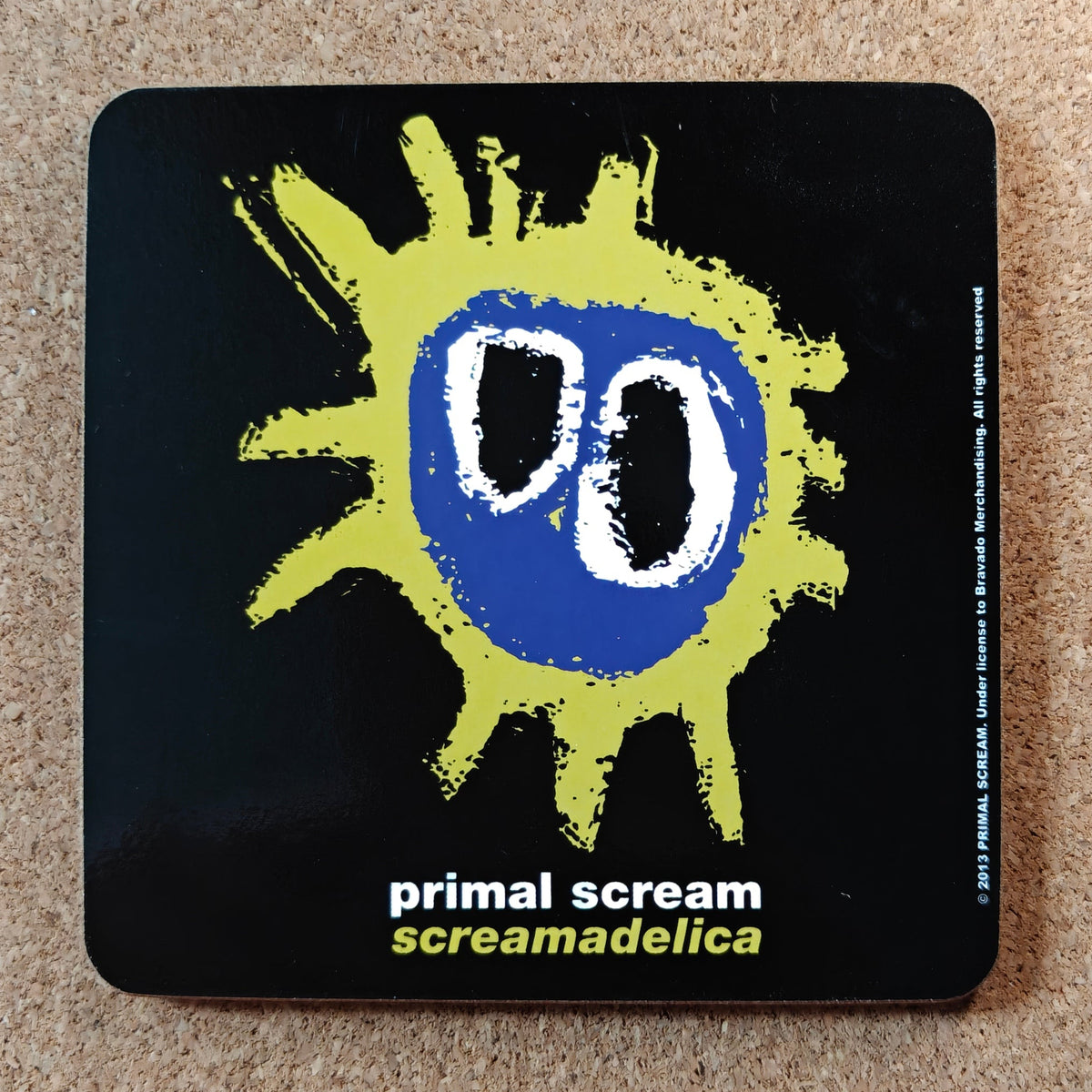 Primal Scream Screamadelica Cork Coaster