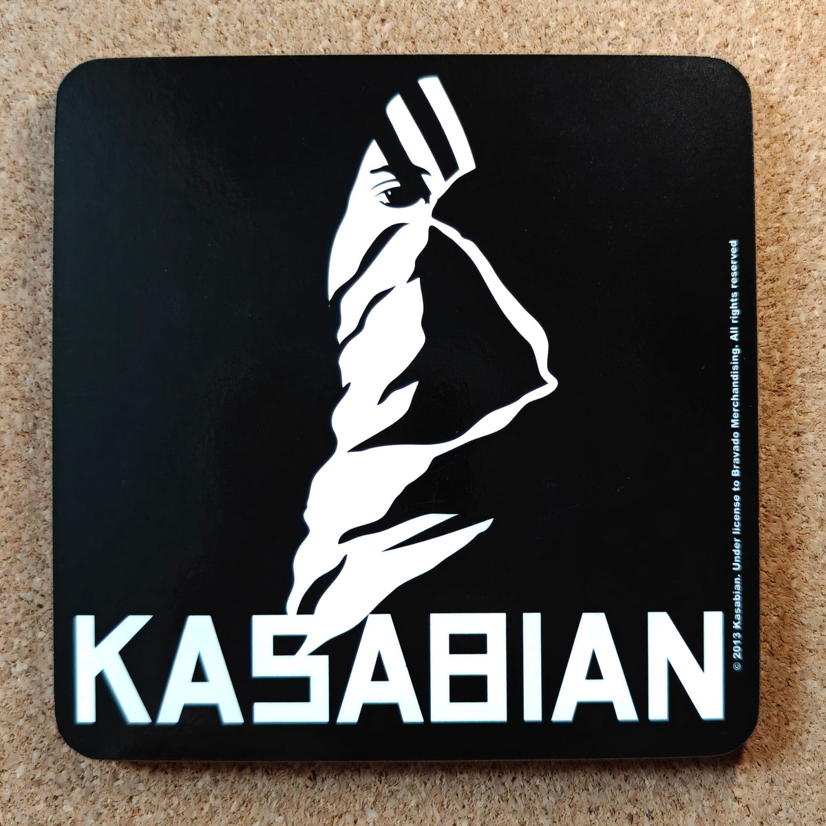 Kasabian Album Cork Coaster