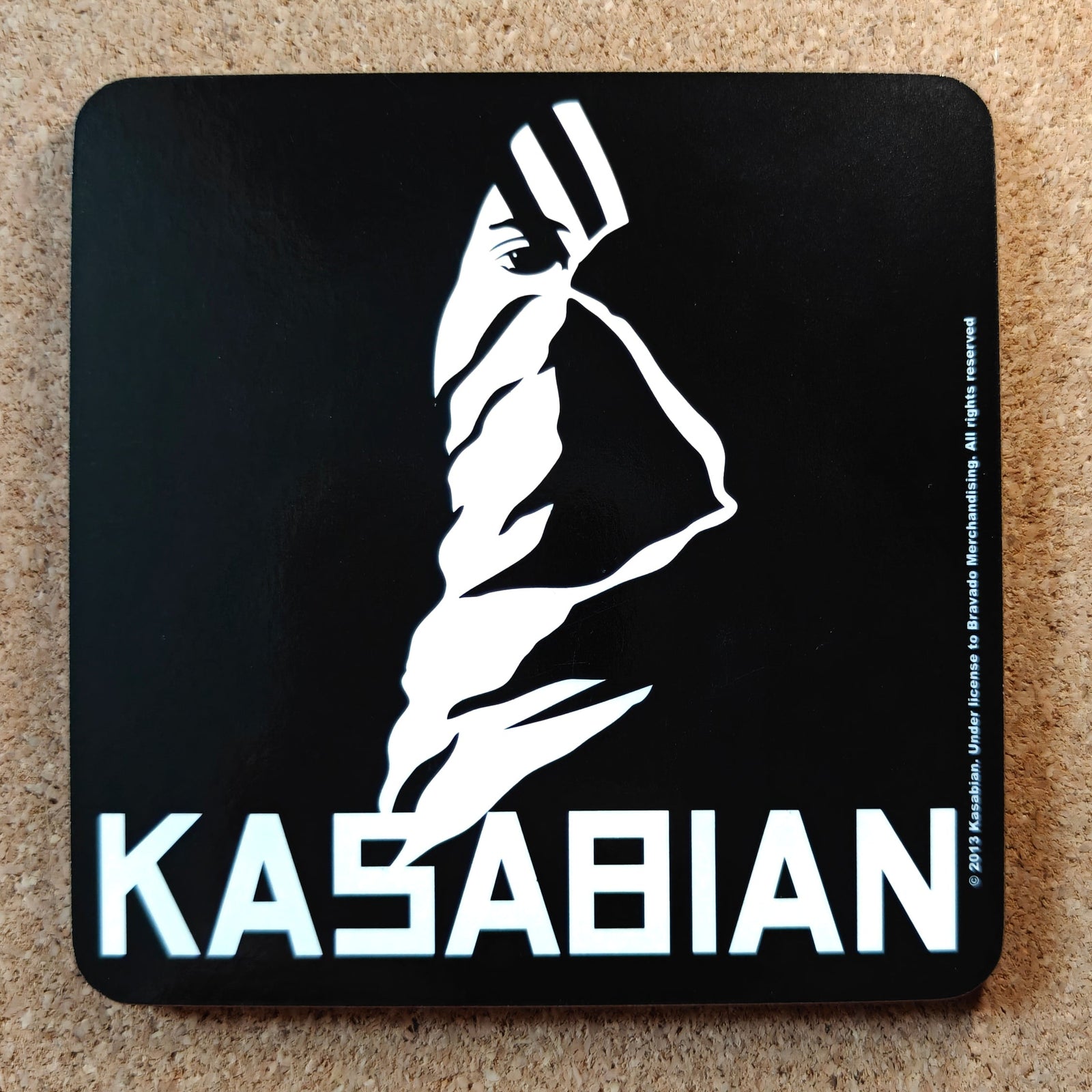 Kasabian Album Cork Coaster