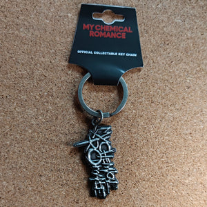 My Chemical Romance Logo Metal Keyring