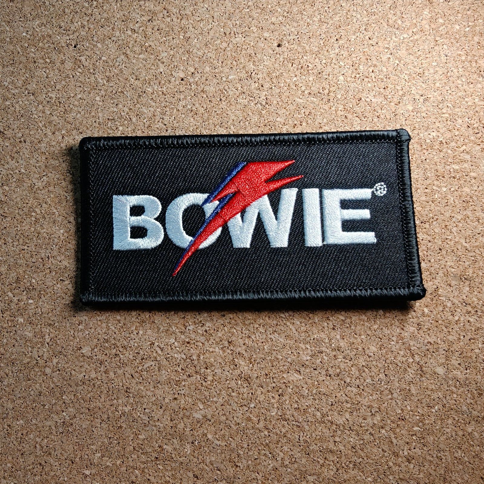 David Bowie Black Patch (Iron On)
