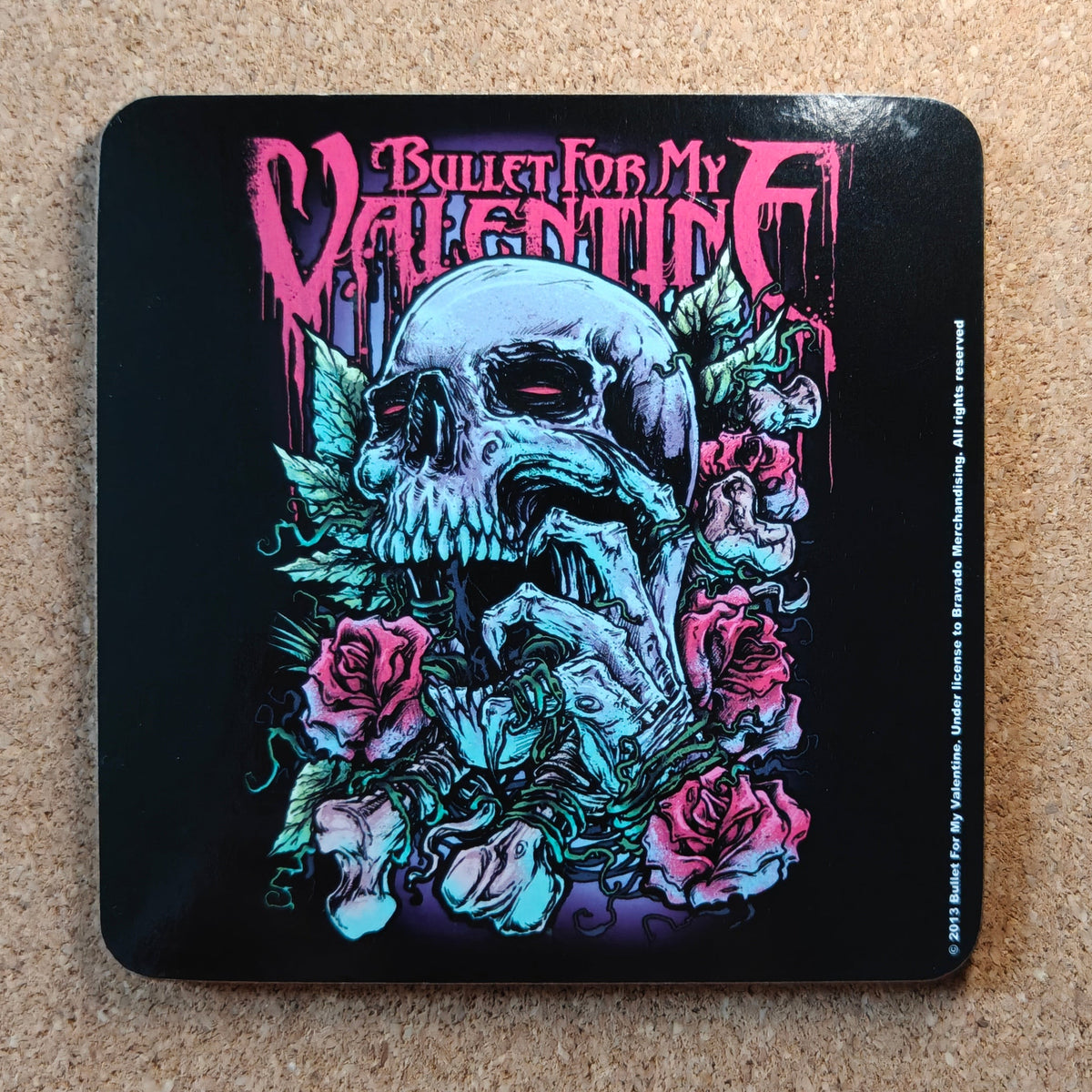 Bullet For My Valentine Poison Cork Coaster