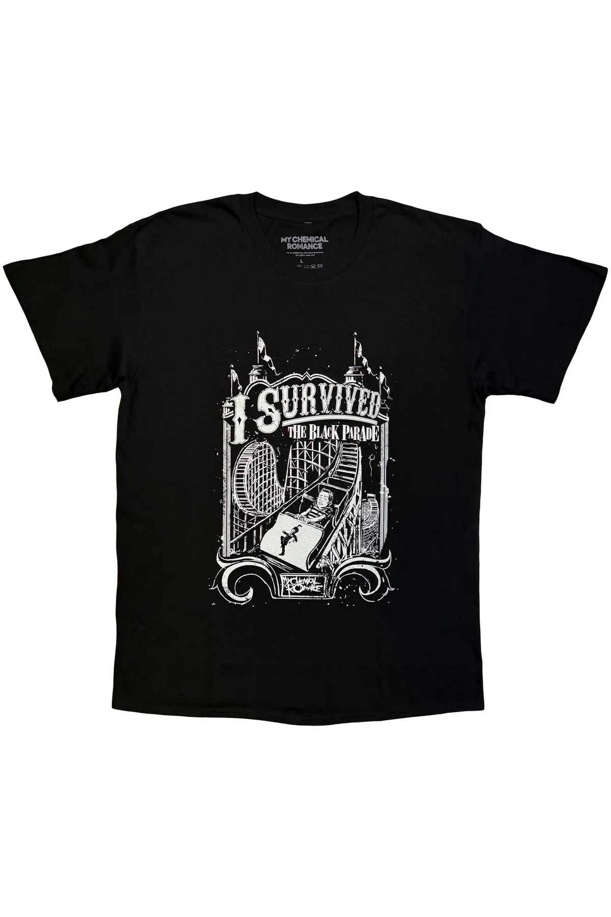 My Chemical Romance I Survived The Black Parade Black Tshirt